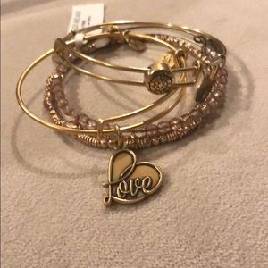 Alex and Ani Bracelet Set